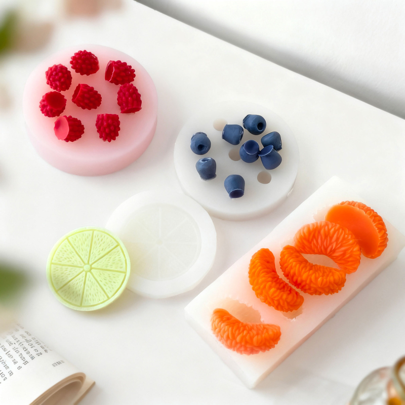 Kalup za kolače od silikona – nepravilan oblik, voćna serija – za aromatične svijeće