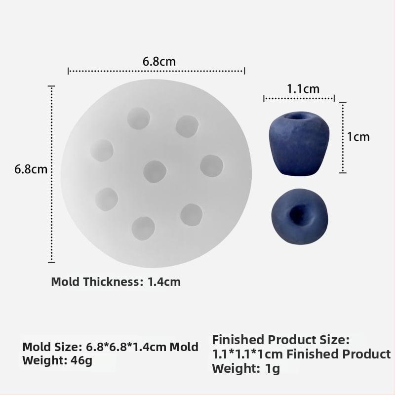 Kalup za kolače od silikona – nepravilan oblik, voćna serija – za aromatične svijeće