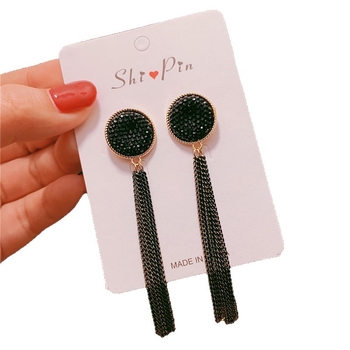 Naušnice od legure, geometrijski oblik, elektroplatiranje — kod E3015