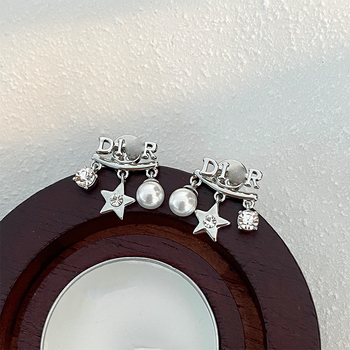 Cercei în formă de inimă, litere/text, cupru, electroplatare