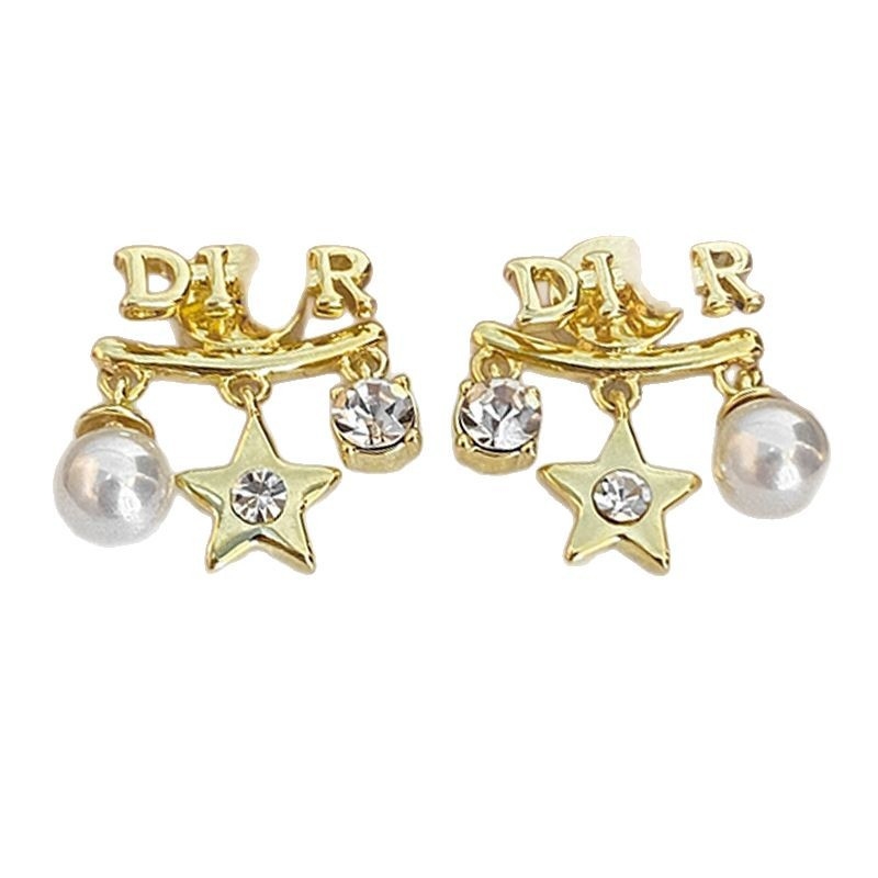 Cercei în formă de inimă, litere/text, cupru, electroplatare