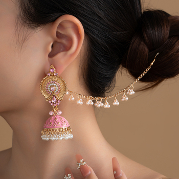 Fülbevalók geometriai formával, ötvözet anyagból, elektroplakálás, füllyuk tű rozsdamentes acélból, Manwang márka, vintage etno stílus (Anyag: Ötvözet; Forma: Geometriai; Feldolgozás: Elektroplakálás; Füllyuk tű: Rozsdamentes acél; Márka: Manwang)