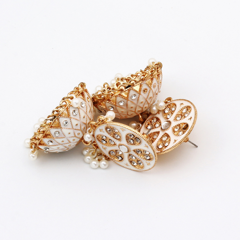 Геометрични обеци от сплав, корейски стил, свежи и сладки.