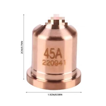 Plazmavágó fogyóanyagok: elektróda fúvóka védő sapka, kompatibil a 220941, 220842, 220990, 220480 modellel