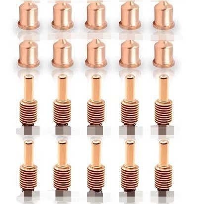 Plazmavágó fogyóanyagok: elektróda fúvóka védő sapka, kompatibil a 220941, 220842, 220990, 220480 modellel