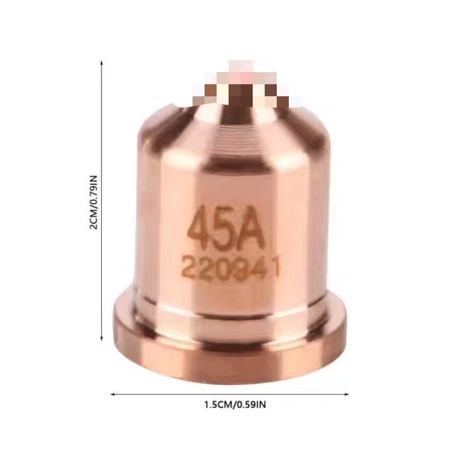 Plazmavágó fogyóanyagok: elektróda fúvóka védő sapka, kompatibil a 220941, 220842, 220990, 220480 modellel