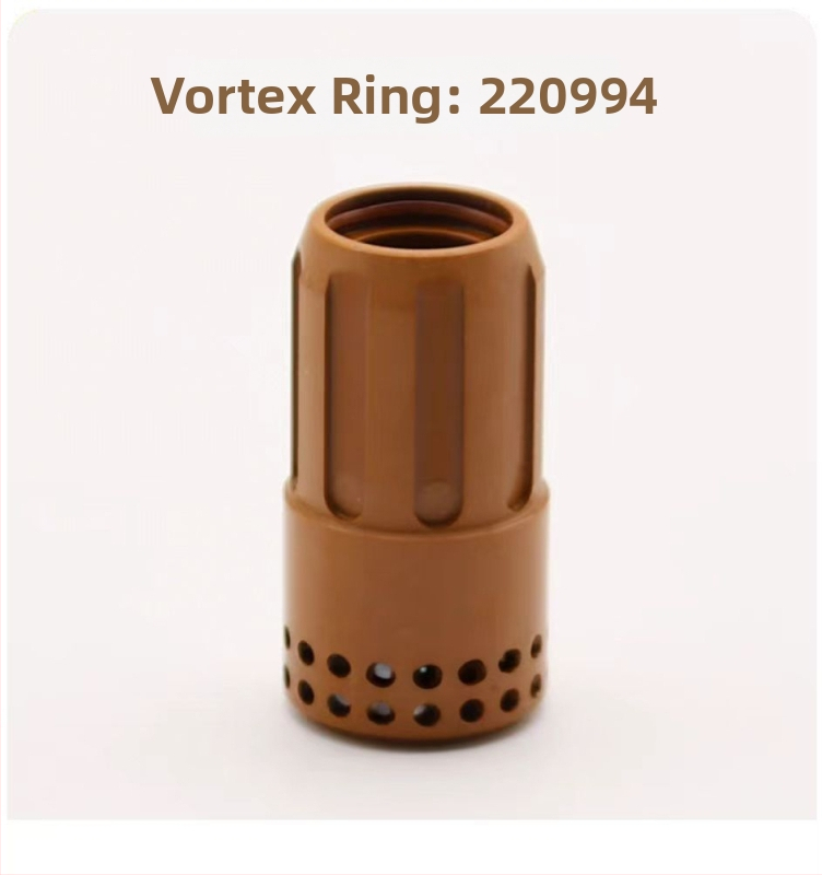 Plazmavágó fogyóanyagok: elektróda fúvóka védő sapka, kompatibil a 220941, 220842, 220990, 220480 modellel