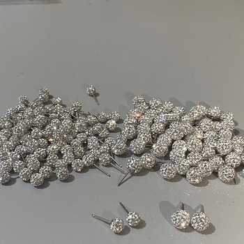 Naušnice - Rhinestone, geometrijski motiv, planetni motiv, prirodni stil, ljeto 2022