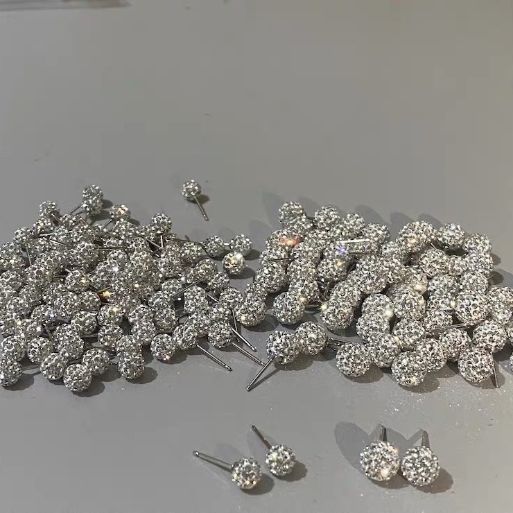 Naušnice - Rhinestone, geometrijski motiv, planetni motiv, prirodni stil, ljeto 2022