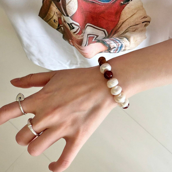 Brățară - Perle, Handmade, Stil feminin simplu, Bijuterie pentru mână