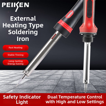 Állítható hőmérsékletű, nagy teljesítményű elektromos forrasztó készlet rozsdamentes acélból, alkalmas csatlakozók és vezetékek forrasztására