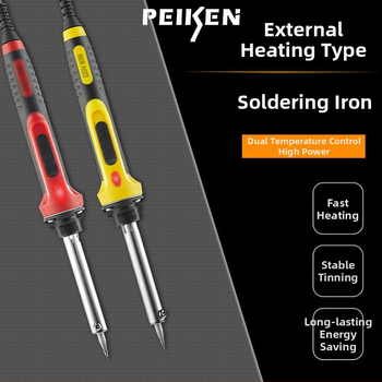 Állítható hőmérsékletű, nagy teljesítményű elektromos forrasztó készlet rozsdamentes acélból, alkalmas csatlakozók és vezetékek forrasztására