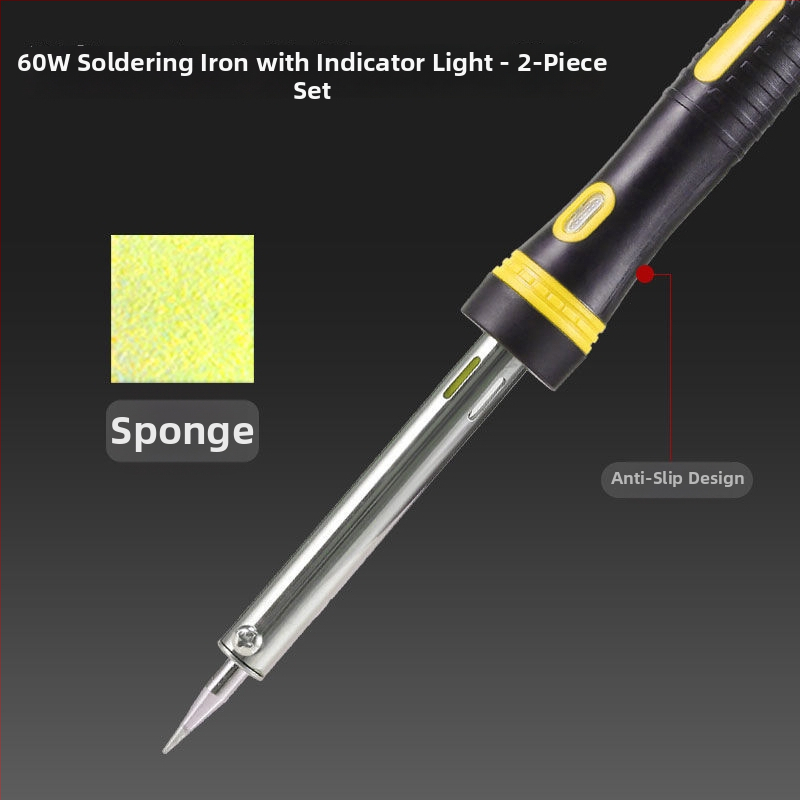 Állítható hőmérsékletű, nagy teljesítményű elektromos forrasztó készlet rozsdamentes acélból, alkalmas csatlakozók és vezetékek forrasztására