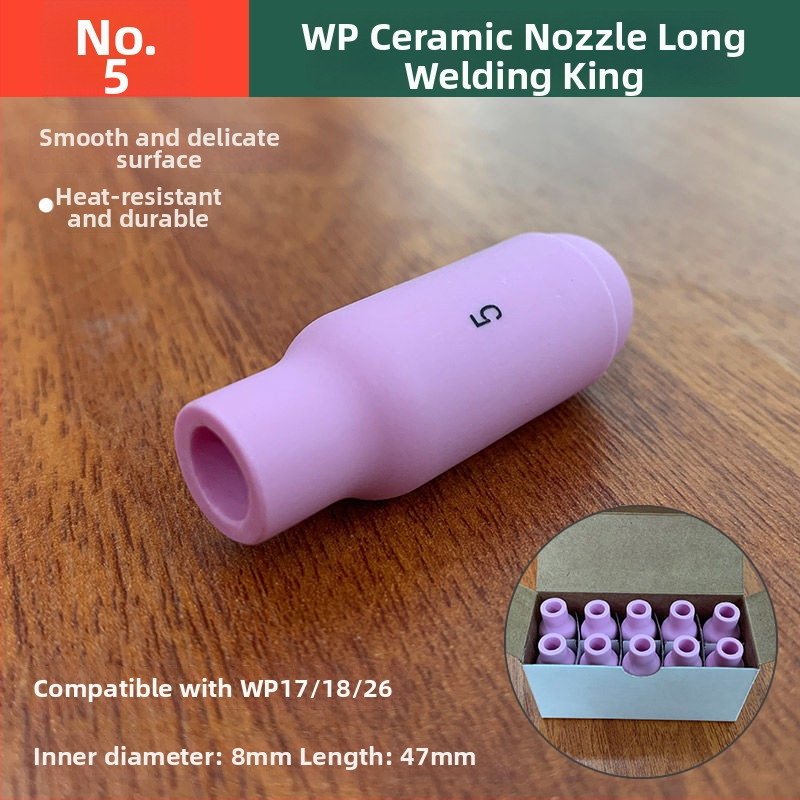 Houghty One kerámiás fúvóka ívhegesztéshez – porcelán fúvóka argon ívhez