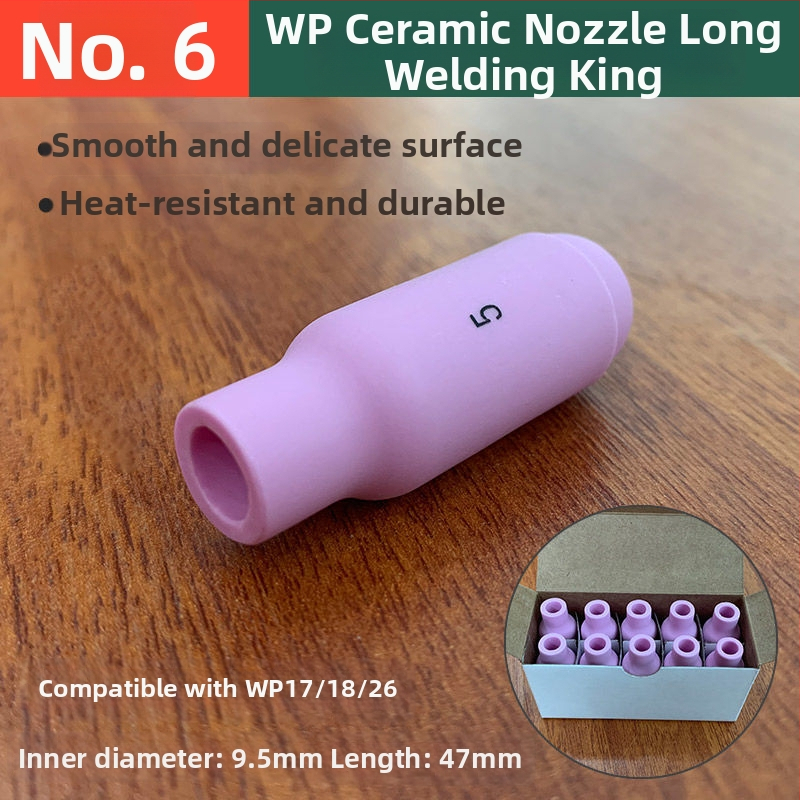 Houghty One kerámiás fúvóka ívhegesztéshez – porcelán fúvóka argon ívhez