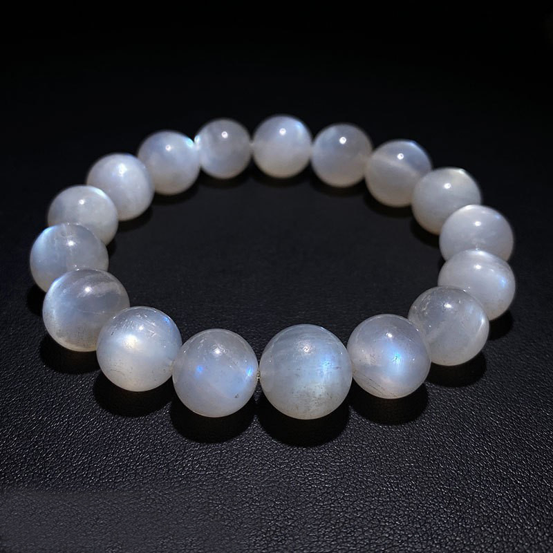 Käevõru kuukiviga, poleeritud pind, geomeetriline unisex disain, premium klass 10