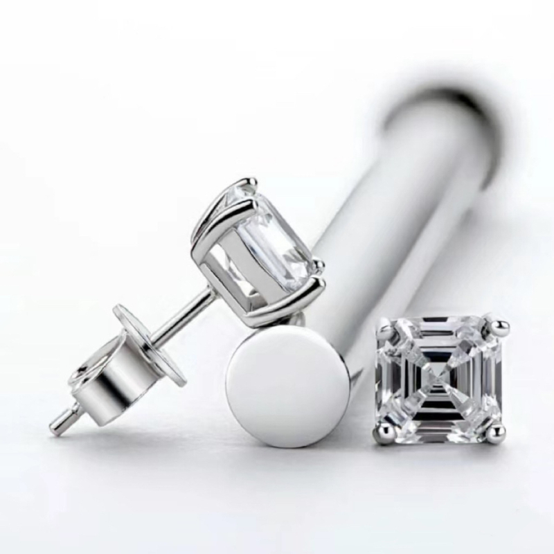 Set de bijuterii: cercei și colier din argint 925, cu pietre, lanț regulat, forme inimă/picătură/clopot