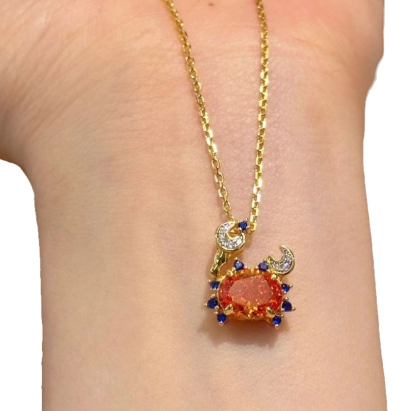 Bakreni set prstena i ogrlice, elektroplatirano, lanac tipa O, proljeće 2024