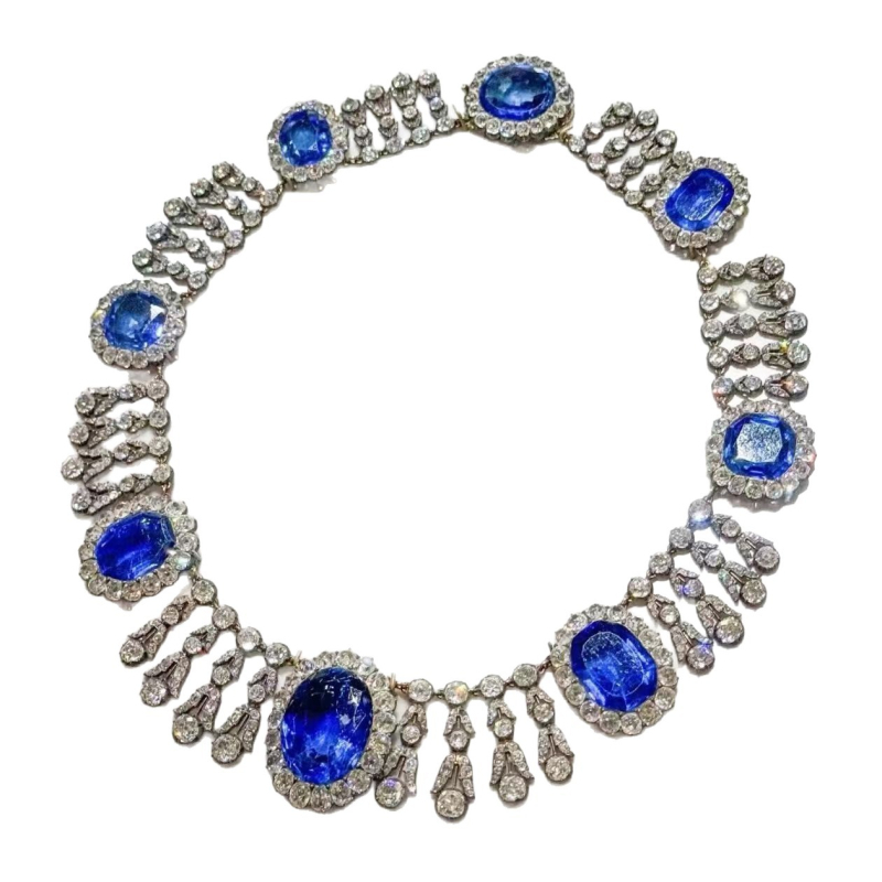 Geometriai alakú ötvözet nyaklánc, elektroplatírozás, Chi Hao, hagyományos lánc