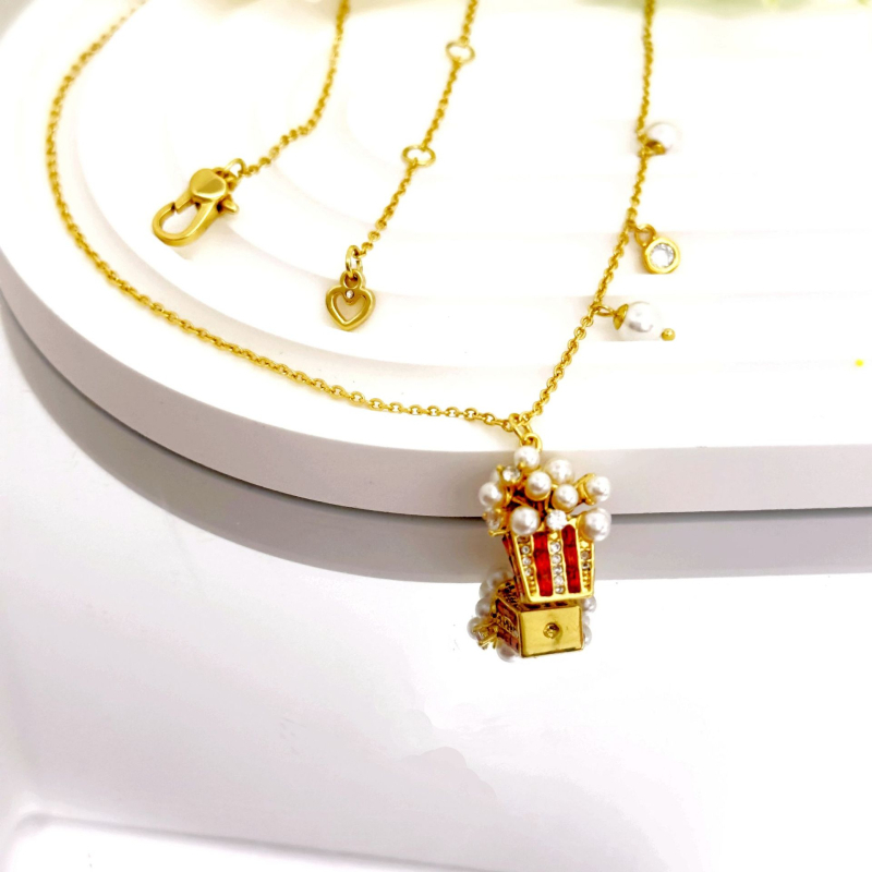 Naušnice - bakar, elektroplatiranje, sladak stil, za žene