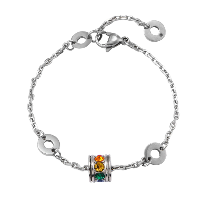 Set ogrlice i narukvice od titan čelika s dijamantnom obradom, O-oblika lanaca, privjesak od titan čelika, unisex, nišni osobni trend