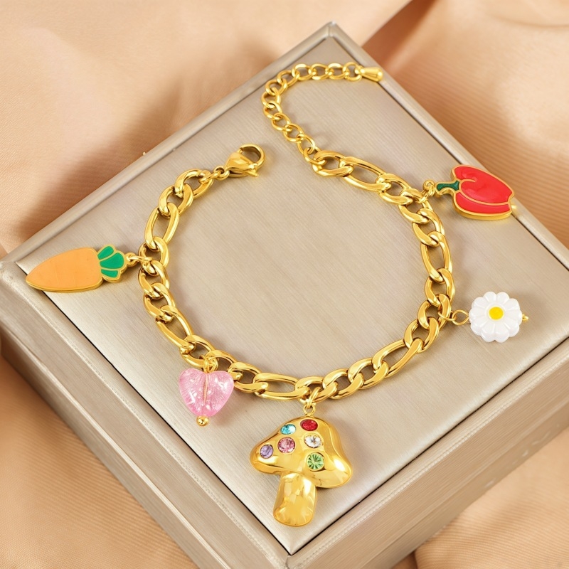 Ogrlica od nehrđajućeg čelika, elektroplating, privjesak od titan čelika, lanac klavikule, dizajn cvijeća i lišća