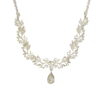 Geometriai mintázatú nyaklánc ötvözetből, elektroplatírozás, 41–50 cm hosszú, szabályos lánc (Anyag: ötvözet; Bevonat: elektroplatírozás; Forma: geometriai; Lánc hossza: 41–50 cm; Lánctípus: szabályos)