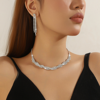 Rézből készült csepp alakú nyaklánc golyó lánccal, többszörös rétegű, 45 g