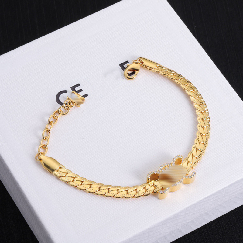 Arc de Triomphe set ogrlice i narukvice, bakrena osnova, mosazni privjesak, Twist lanac, za žene, proljeće 2024