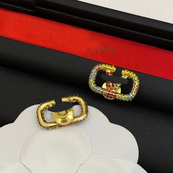 Set V-oblikovanih rhinestones naušnica – uključuje naušnice + ogrlicu + nakit za ruku; bakar s elektroplatom; standardni lanac; proljeće 2024; za žene