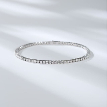Prsten od srebra 925 s moisanitom, geometrijski dizajn, Yuhan Jewelry, za žene