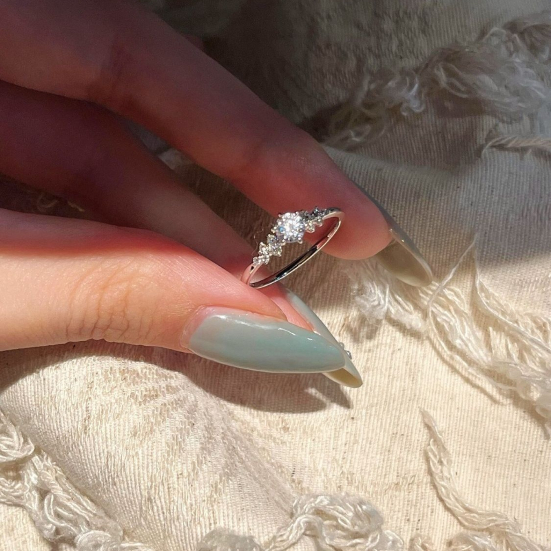 Állítható gyűrű, geometrikus és természetes stílus, kézzel készült kiegészítő, uniszex