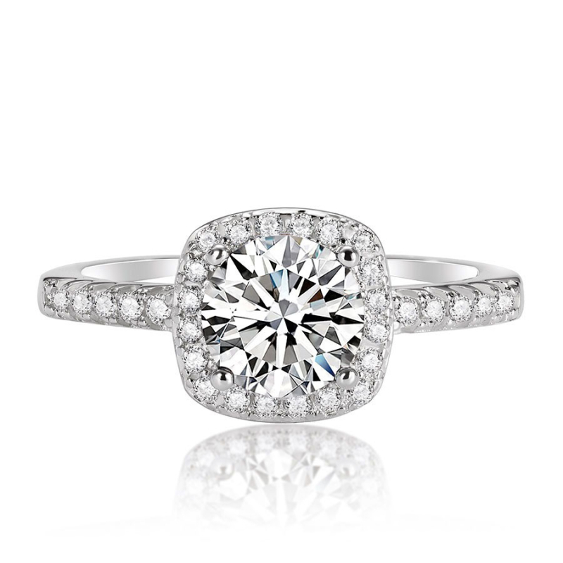 Rézgyűrű, geometriai dizájn, elektroplatált felület, női koreai stílus