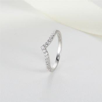 925-ös ezüst gyűrű, geometriai mintázat, elektroplatált felület, nőknek