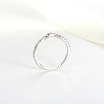 925-ös ezüst gyűrű, geometriai mintázat, elektroplatált felület, nőknek