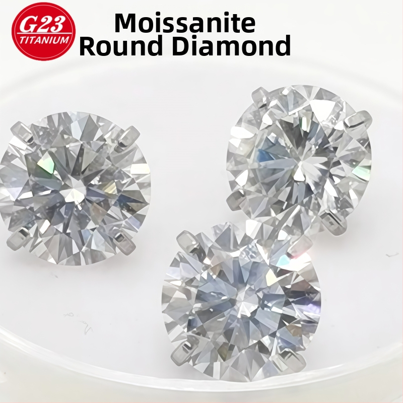 Ģeometriski četrkājie ausu pirkstiņi no G23 titāna sakausējuma, pulēta virsma