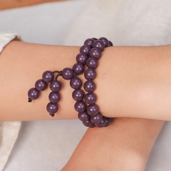 Brățară din oțel inoxidabil, 120 mărgele, stil chinezesc nou, formare prin mașină