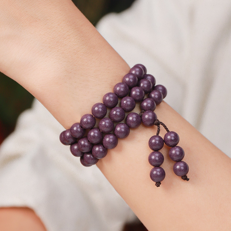 Brățară din oțel inoxidabil, 120 mărgele, stil chinezesc nou, formare prin mașină