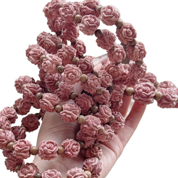 Narukvica od prirodnog drveta u Novom kineskom stilu, ručna izrada, unisex s cvjetnim oblikom, proljeće 2025