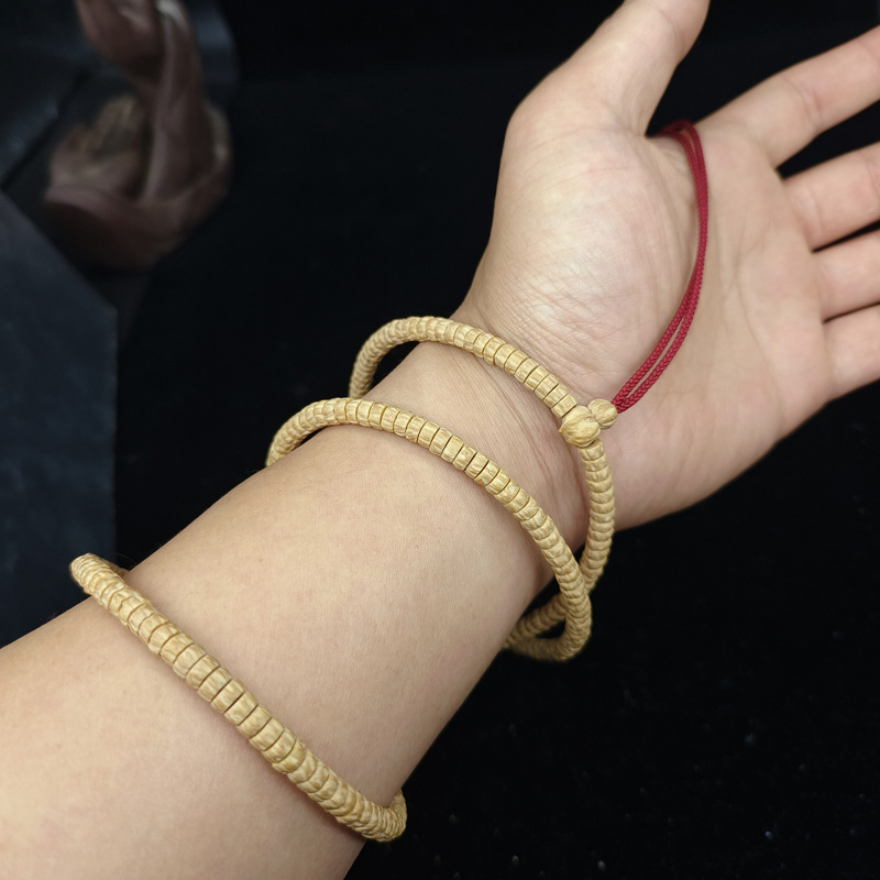 Narukvica od sjemenki strasti, etnički stil, unisex geometrijski dizajn, graviranje