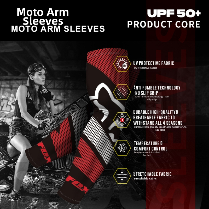 Velosipēdu piedurkne ar UV aizsardzību no Ice Silk – dzesējoša, universāla, privāta zīmola iespēja