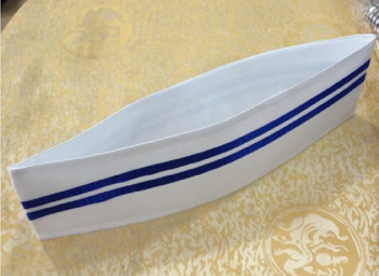 Καπελάκι σεφ, Spell Edge σχέδιο, πολυεστερική Twill ύφανση, επίπεδη κορυφή, Unisex