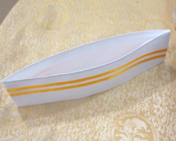 Καπελάκι σεφ, Spell Edge σχέδιο, πολυεστερική Twill ύφανση, επίπεδη κορυφή, Unisex