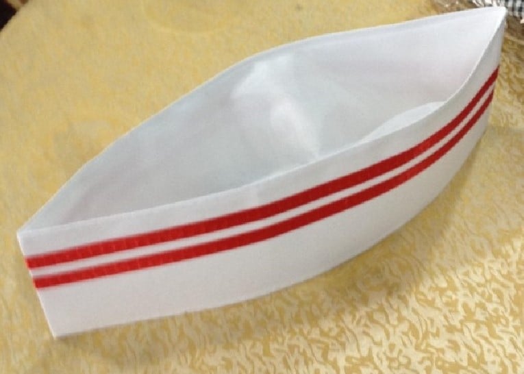 Καπελάκι σεφ, Spell Edge σχέδιο, πολυεστερική Twill ύφανση, επίπεδη κορυφή, Unisex