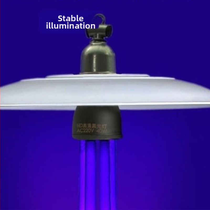 Lauko elektrinė vabzdžių gaudyklė su lempute (10 m² aprėptis; rankinis elektrinis šokas; be įmontuotos baterijos)