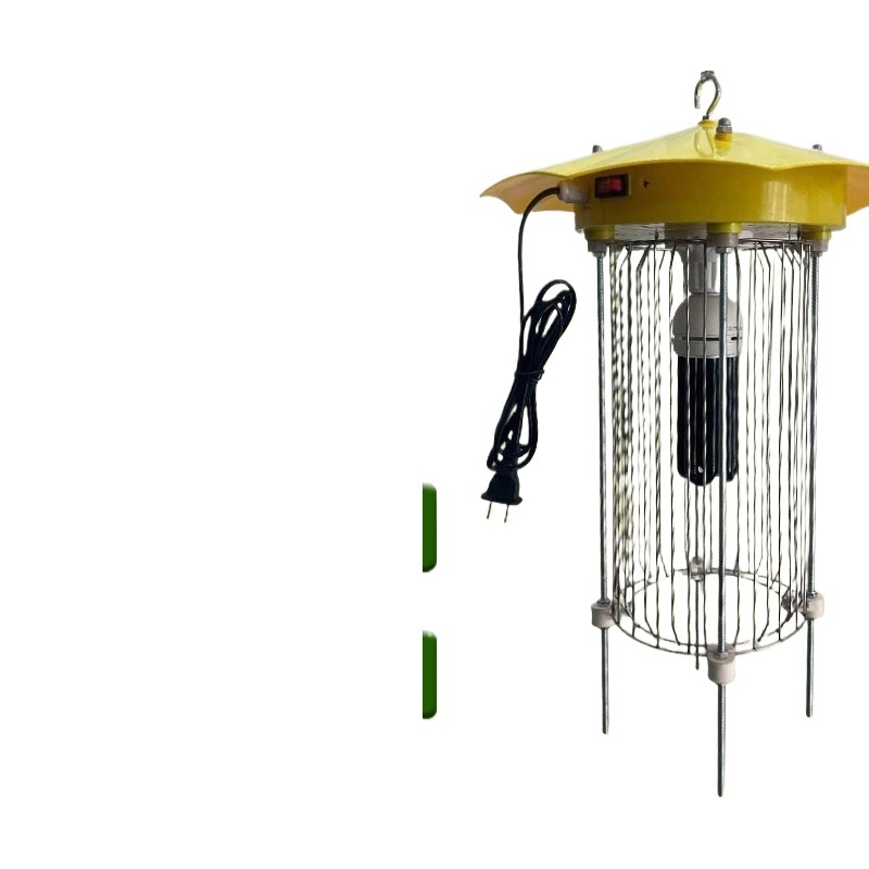 Lauko elektrinė vabzdžių gaudyklė su lempute (10 m² aprėptis; rankinis elektrinis šokas; be įmontuotos baterijos)