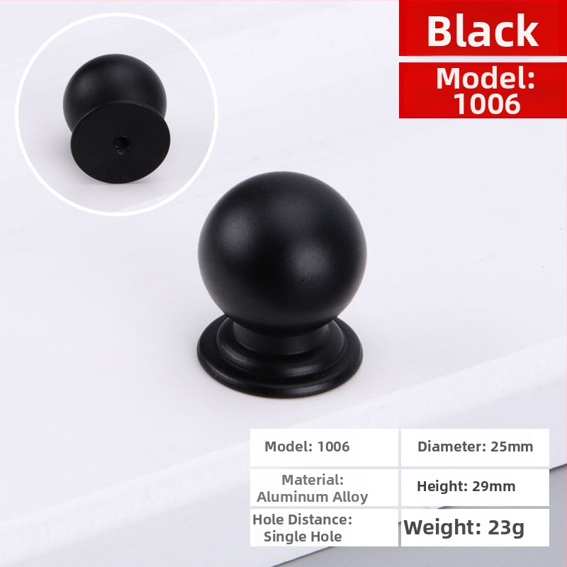 Skapja/atvilktnes rokturis, apaļš, ar vienu caurumu, no alumīnija sakausējuma, matēts virsmas