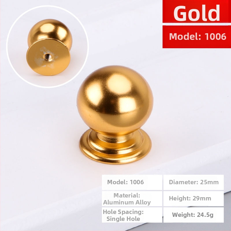 Skapja/atvilktnes rokturis, apaļš, ar vienu caurumu, no alumīnija sakausējuma, matēts virsmas