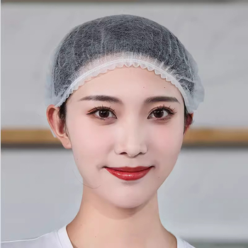 Μιας χρήσης καπέλο μαγειρείου από μη υφαντό ύφασμα, αναπνεύσιμο, υγιεινό, μονόχρωμο, μινιμαλιστικό στυλ