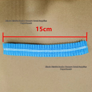 Μιας χρήσης καπέλο μαγειρείου από μη υφαντό ύφασμα, αναπνεύσιμο, υγιεινό, μονόχρωμο, μινιμαλιστικό στυλ